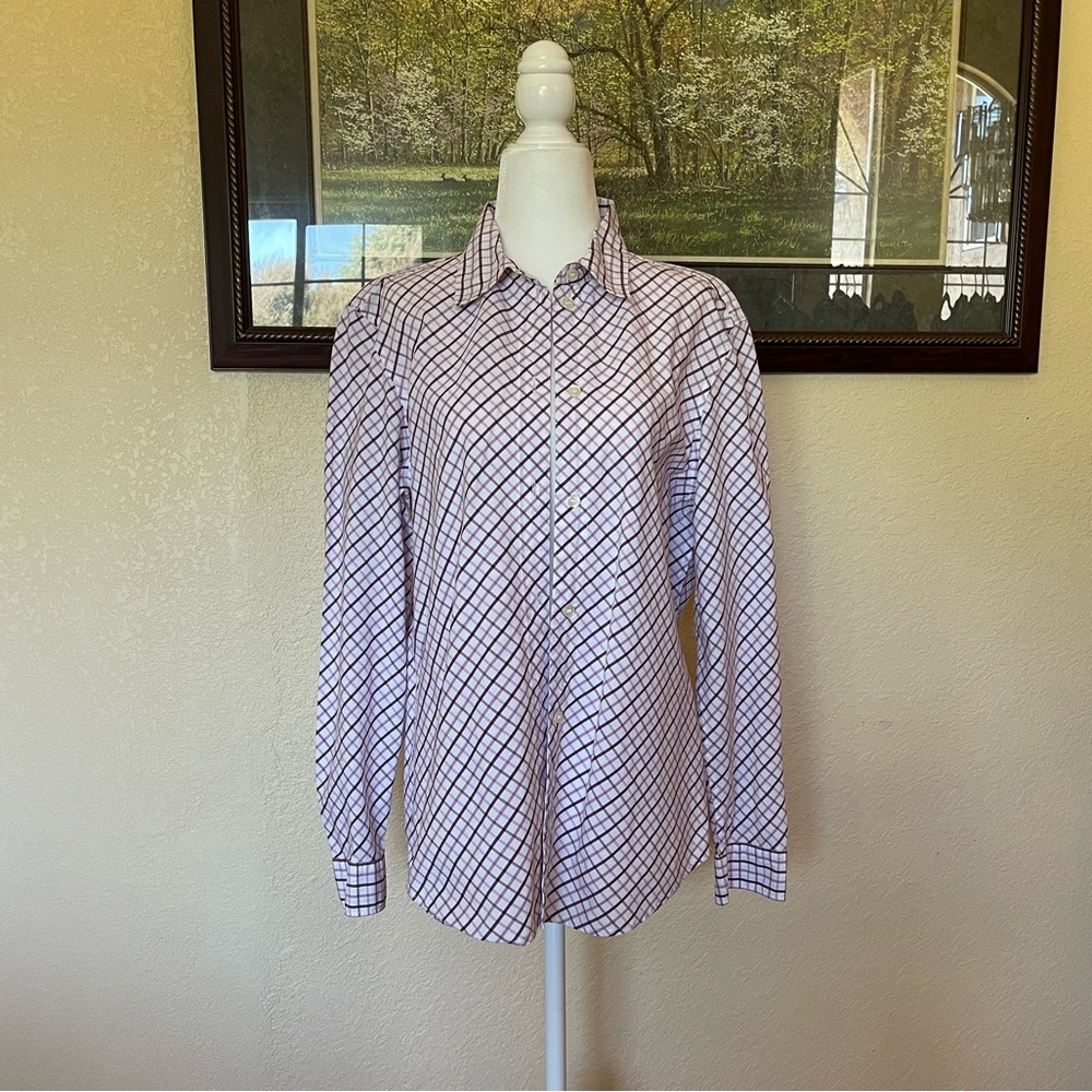 Escada Sport ladies button down shirt, sz M, 100% cotton, excellent condition